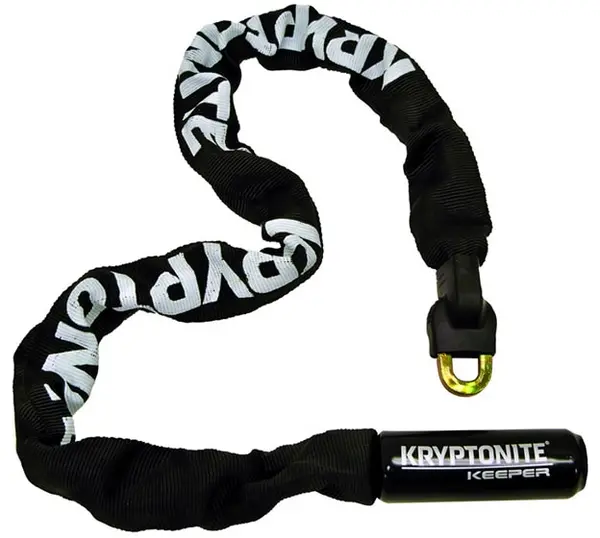 Image of Kryptonite Keeper 785 Integrated Chain (7mm X 85 cm) Sold Secure Bronze 85cm Black