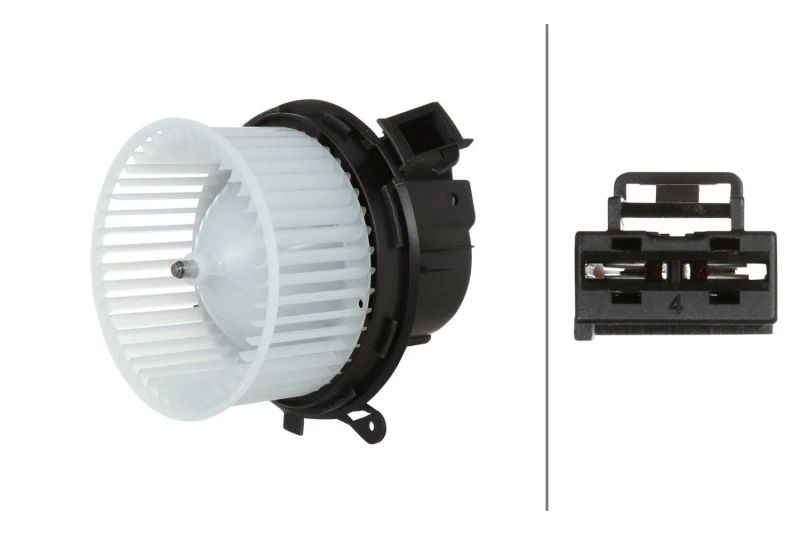 Image of HELLA Blower motor HELLA 8EW 366 400-401