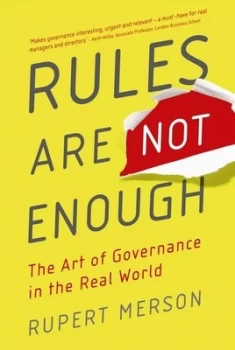 Image of Rules Are Not Enough by Rupert Merson Paperback