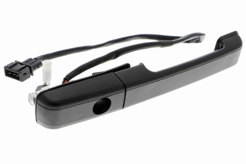 Image of VAICO V10-6175 Door Handle Left Front, black, without lock barrel, Original VAICO Quality Door Handle (1373)