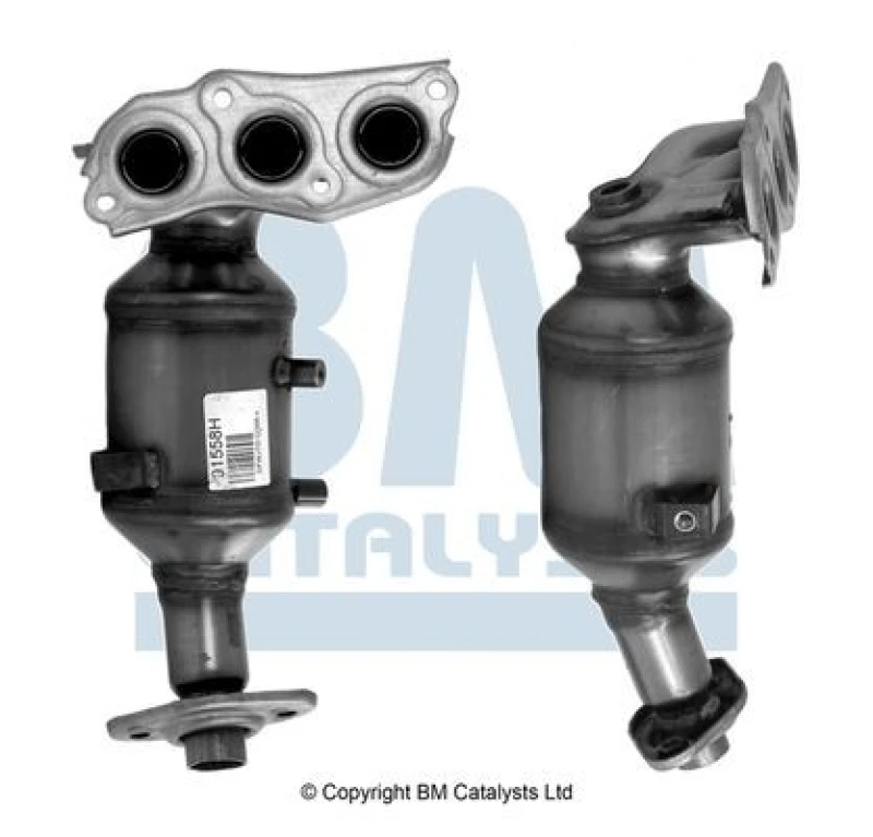 Image of BM CATALYSTS BM91558H Catalytic Converter Non-approved Ceramic Catalyst Converter (429)
