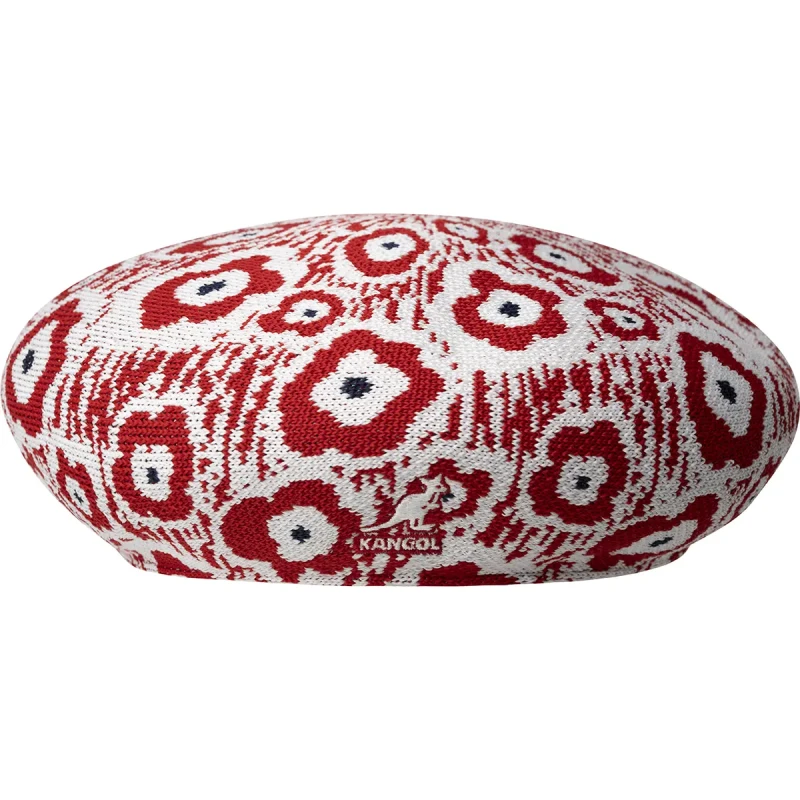 Image of Kangol Beret Kangol Retro Flower Rouge Male S (54/55 cm)