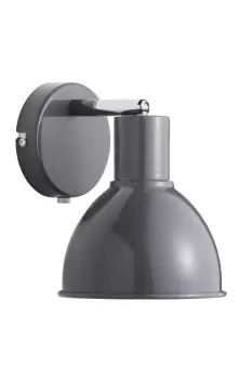 Image of Pop Dome Wall Lamp Anthracite E27