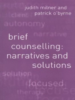 Image of Brief Counselling by Judith Milner Paperback
