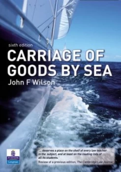 Image of Carriage of Goods by Sea by Prof John Wilson Book