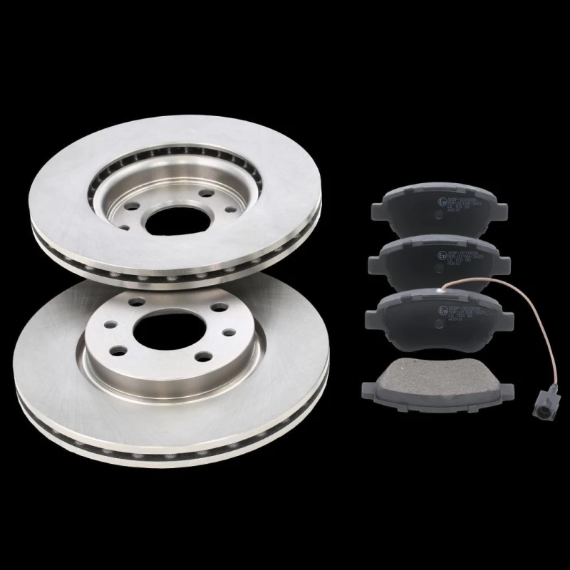 Image of RIDEX 3405B0064 Brake disc and pads set Front Axle, Brake Disc Type: Vented Brake Set,disc brakes (3405)