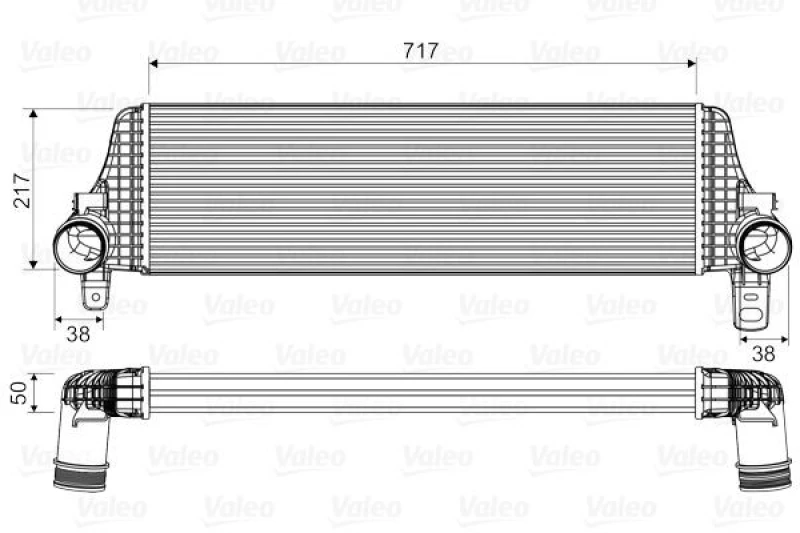 Image of Intercooler VALEO 818659