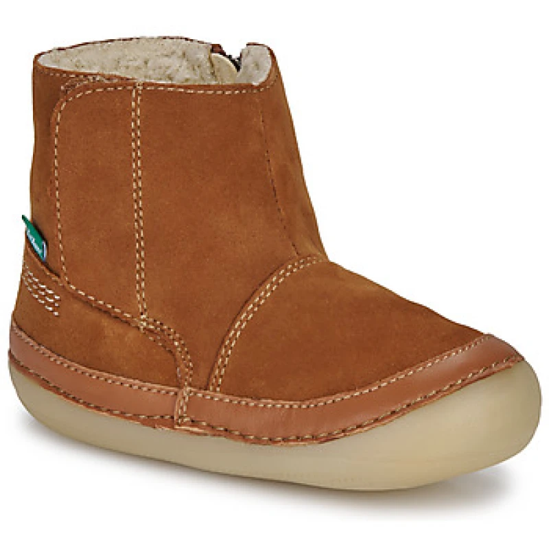 Image of Kickers SOKIFAUNE boys's Children's Mid Boots in Brown