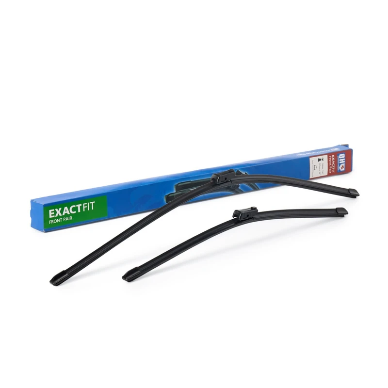 Image of QUINTON HAZELL QDW140 Wiper blade Direct Fit (Pair) 530mm, Flat wiper blade Wiper Blade (298)