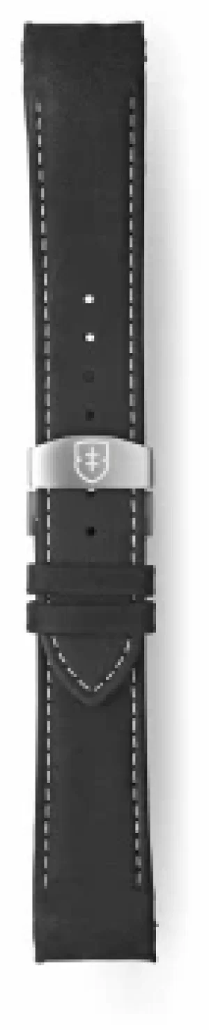 Image of Elliot Brown STR-L15 Matt Black Oiled Leather Strap