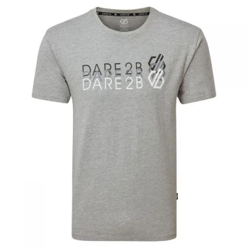 Image of Dare2B Focalize Organic T-Shirt - Ash Grey