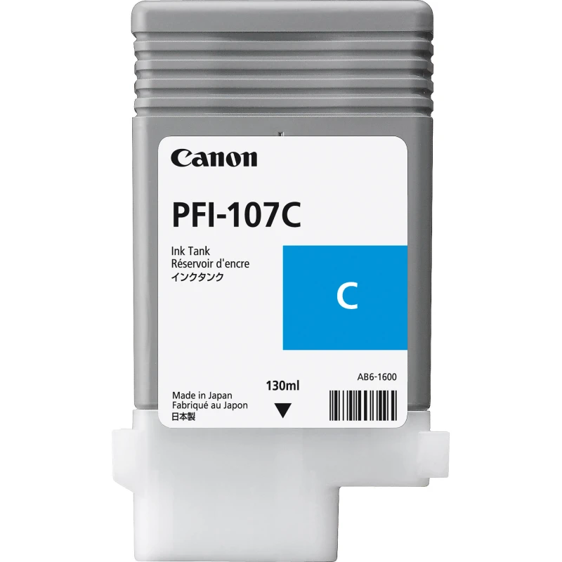 Image of Canon PFI-107C ink cartridge Original Cyan