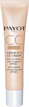 Image of PAYOT Creme No. 2 CC Cream - Anti-Redness Correcting Care SPF50+ 40ml