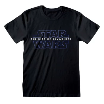Image of Star Wars IX - Logo Unisex Large T-Shirt - Black