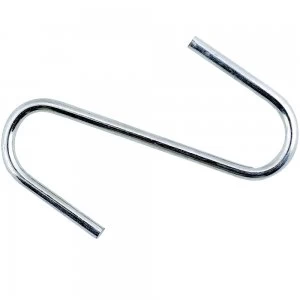 image of Select Hardware S Hooks Bright Zinc Plated 100mm 2 Pack