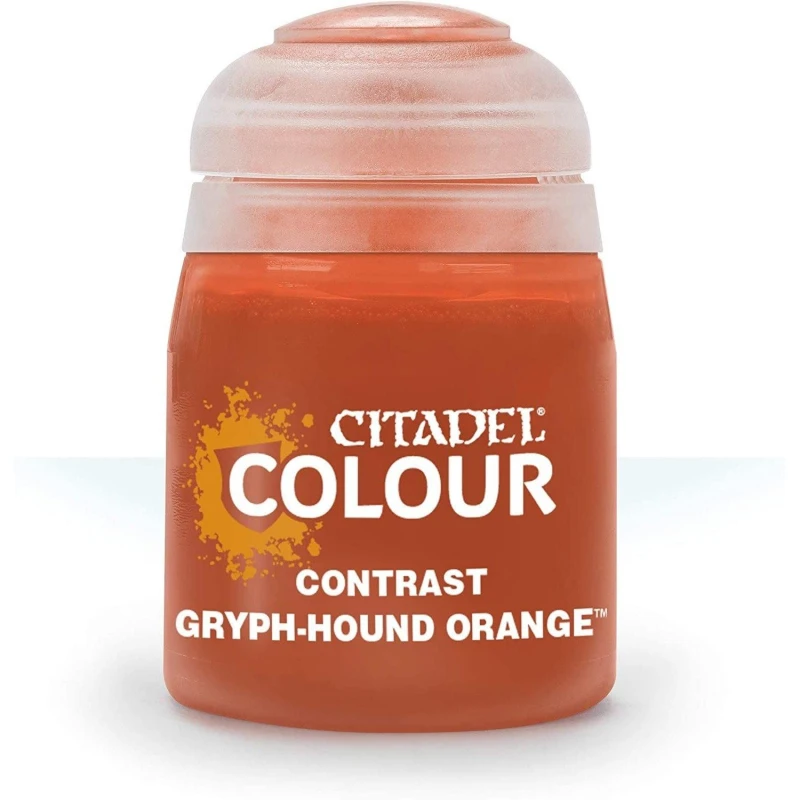 Image of Citadel Games Workshop Colour Contrast: Gryph Hound Orange (18ml) Paint Multi