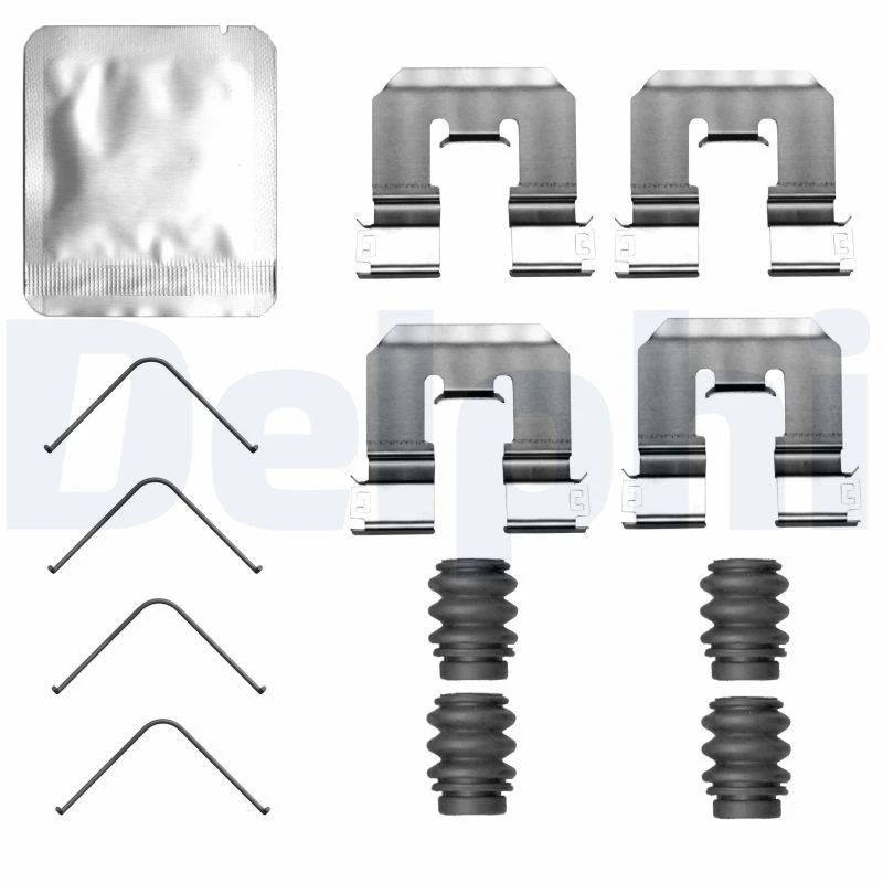 Image of DELPHI Brake pad fitting kit DELPHI LX0816