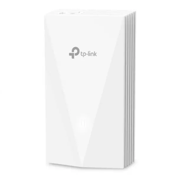 image of TP Link TP-LINK (EAP655-WALL) AX3000 Wall Plate WiFi 6 Access Point, Dual Band, PoE, 3x GB LAN, OFDMA, Free Software AP-3000TPEAP655-WALL