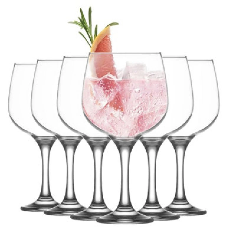 Image of LAV Combinato Gin Glasses - 730ml - Clear - Pack of 6 Clear