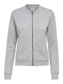 Image of ONLY Bomber Sweatshirt Women Grey