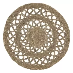 Image of Seagrass Circle Rug Natural 122Cm