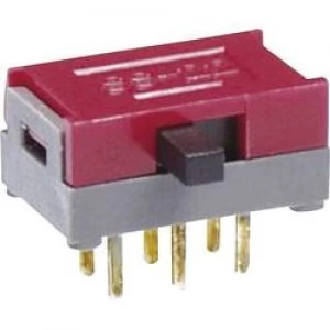 Image of Slide switch 30 Vdc 0.1 A 1 x OnOn NKK Switches S