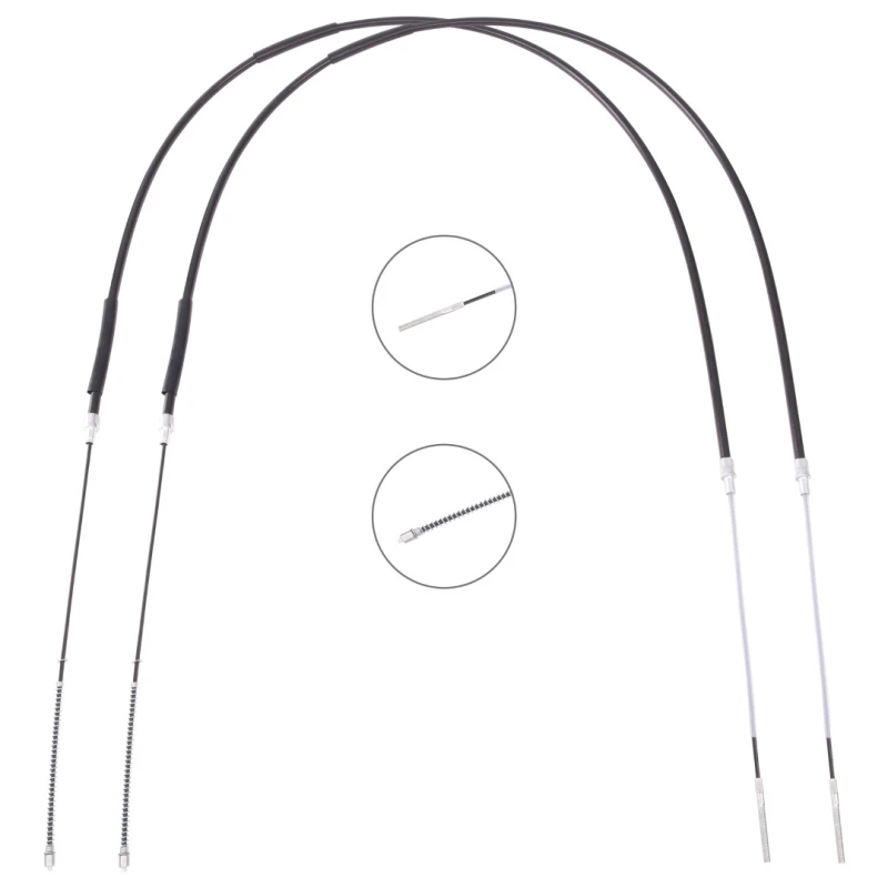 Image of RIDEX 124C1120 Brake Cable Rear, 2020/1346mm Cable,parking brake (124)
