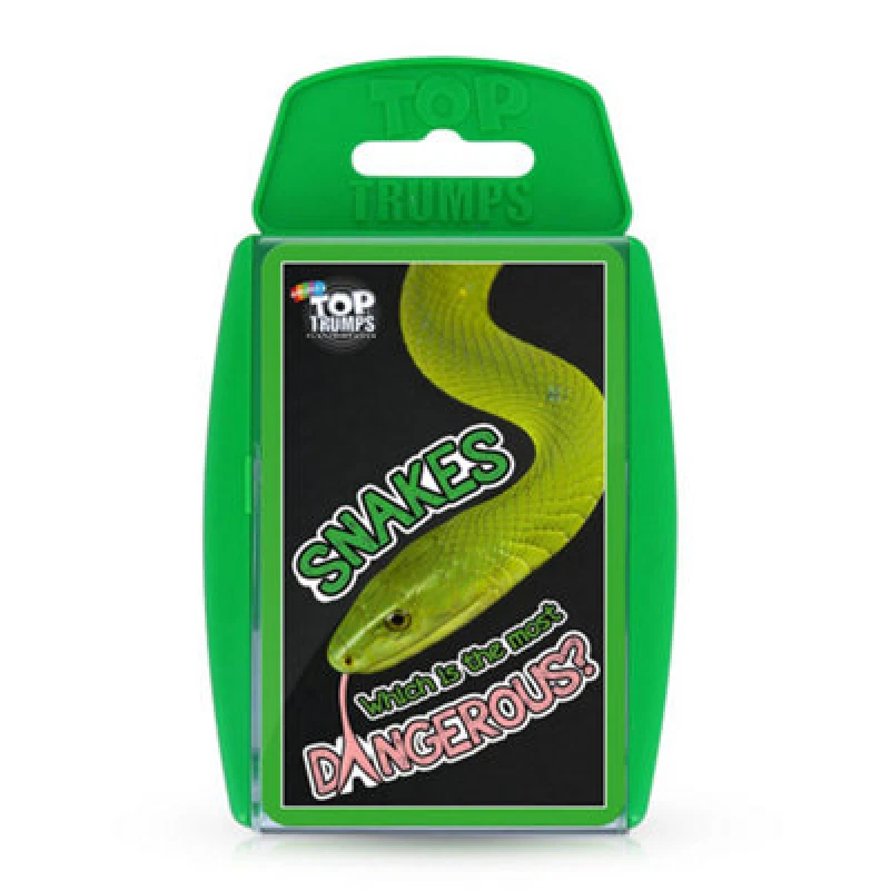 Image of Winning Moves Top Trumps - Snakes - Brand New And Sealed