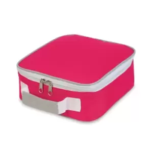 image of Shugon Sandwich Lunchbox (4 Litres) (Pack of 2) (One Size) (Pink/Light Grey)