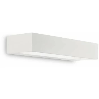 image of Ideal Lux Lighting - Ideal Lux Cube - LED 1 Light Wall Light White