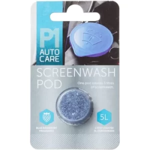 Image of P1 Auto Care Single Pack Screenwash Pods (Pack Of 6)