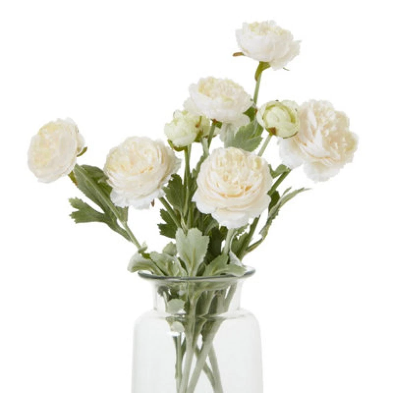 Image of Hill Interiors The Natural Garden Collection Ranunculus Artificial Flower Apricot (One Size)