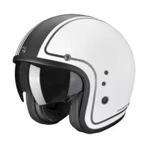 Image of Scorpion Belfast Evo Retrol Matt White-Silver 2XL