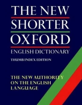 Image of The New Shorter Oxford English Dictionary on Historical Principles by Lesley Brown Book