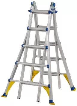 image of Werner 75065 Multi-purpose Telescopic Combination Ladder-4x5