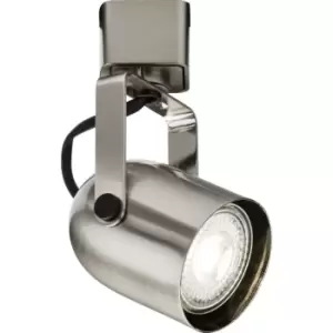 image of Netlighting Knightsbridge 230V GU10 Track Spotlight - Brushed Chrome - TRKSP9ABC