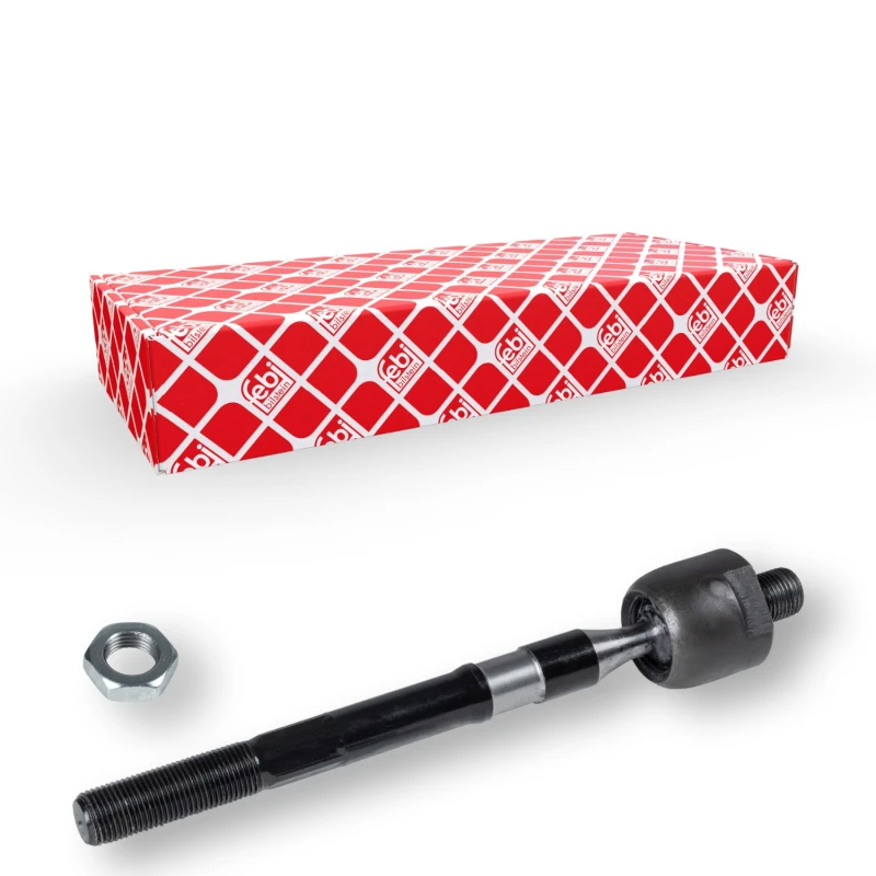 Image of FEBI BILSTEIN 48064 Inner Tie Rod Front Axle Right, with counter nut Inner Tie Rod (51)