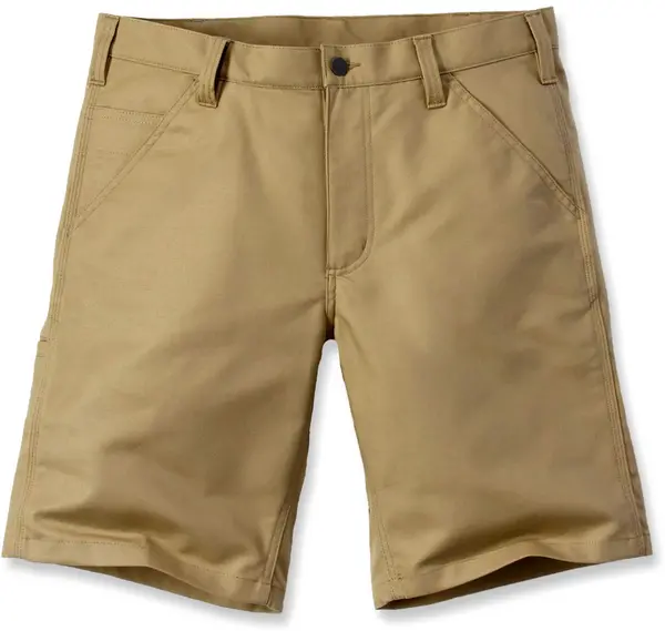 Image of Carhartt Rugged Stretch Canvas Shorts, beige, Size 28