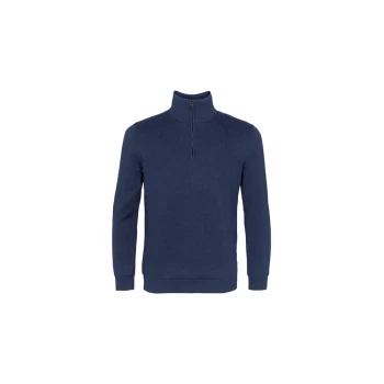 Image of Island Green Supersoft Knit 1/2 Zip Sweater - Navy - L Size: Large