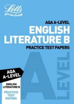 Image of Letts AQA A-level English literature Practice test papers by Letts A-Level