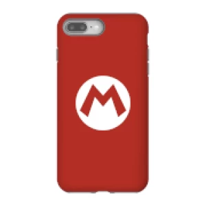Image of Nintendo Super Mario Mario Logo Phone Case - iPhone 8 Plus - Tough Case - Gloss
