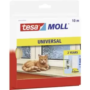 image of tesa UNIVERSAL 05412-00100-00 Draught excluder tesamoll White (L x W) 10 m x 9mm