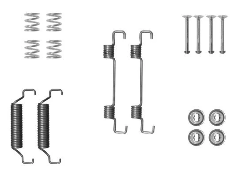 Image of Brake shoe fitting kit TEXTAR 97046300