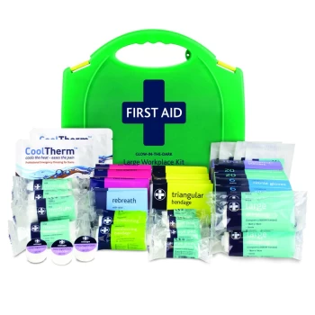 Image of Large Workplace - Glow in the Dark - First Aid Kit - In Aura Box