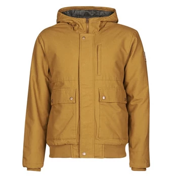 image of Quiksilver BROOKS M JCKT CPP0 mens Jacket in Brown - Sizes XXL,S,M,L,XL