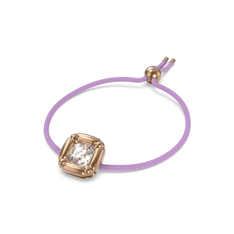 Image of Swarovski Dulcis bracelet, Cushion cut, Rose gold, Rose gold-tone plated Gold One Size