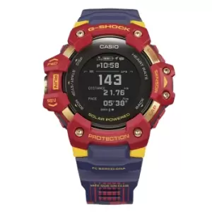 Image of Casio G-Shock Limited Edition FC Barcelona Tie UP Mens SmartWatch GBD-H1000BAR-4ER