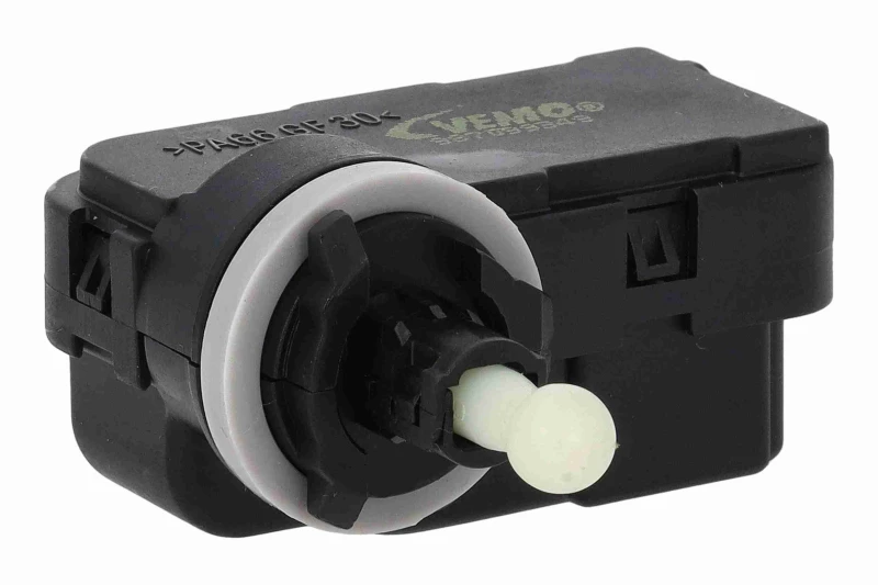 Image of VEMO V40-77-0017 Headlight Motor Left Front, Original VEMO Quality Control,headlight range adjustment (700)