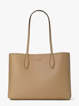 image of Kate Spade All Day Large Tote Bag, Timeless Taupe, One Size