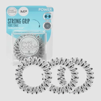 Image of MP X Invisibobble Power Reflective - Black - 3 PACK